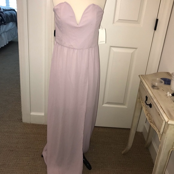 Tobi Dresses & Skirts - Tobi mauve strapless maxi dress